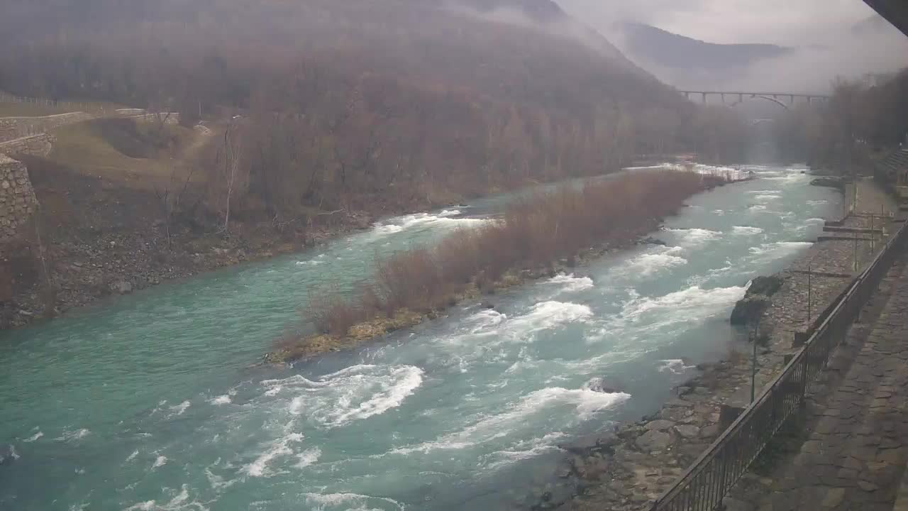 Soča River at Solkan Kayak Center