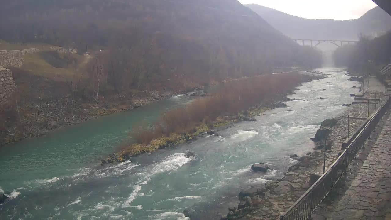 Soča River at Solkan Kayak Center