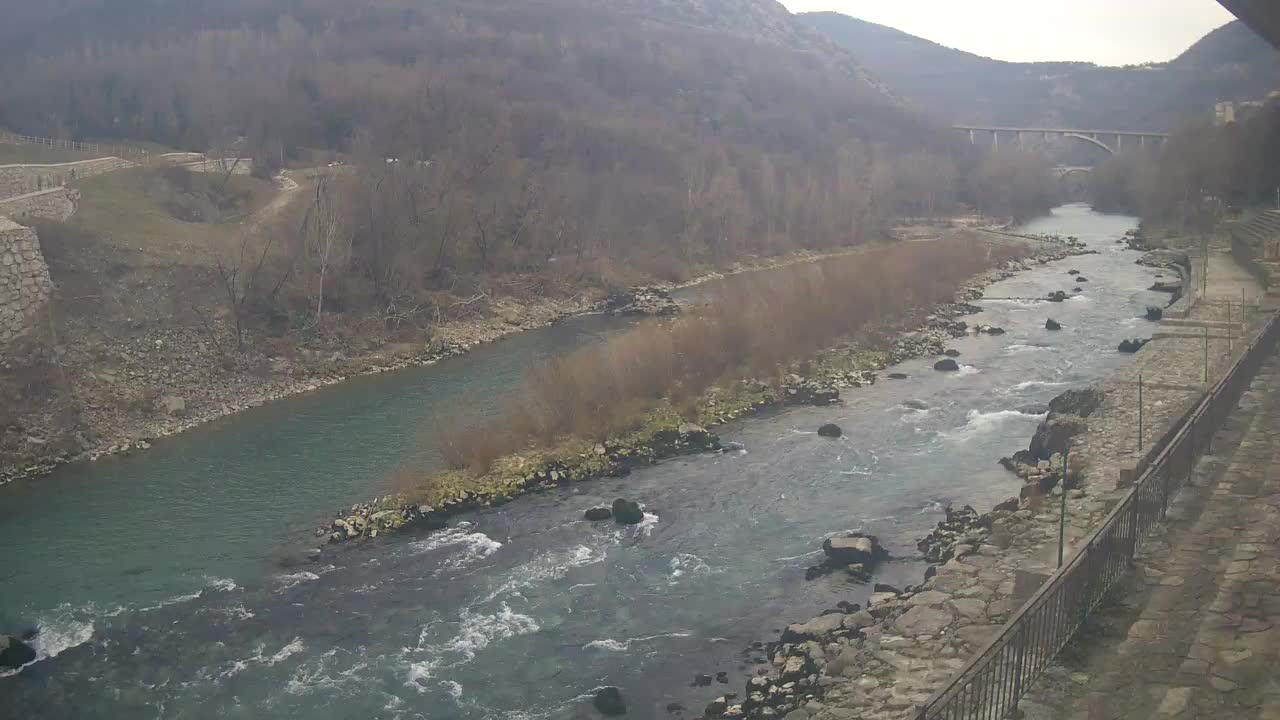 Soča River webcam at Solkan Kayak Center