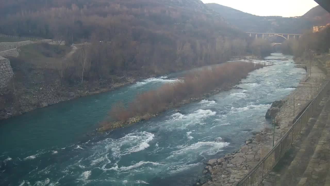 Soča River at Solkan Kayak Center