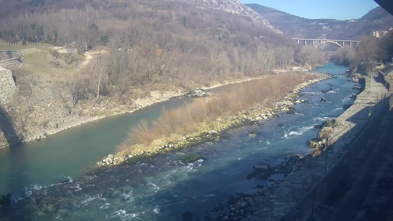 Soča River webcam at Solkan Kayak Center