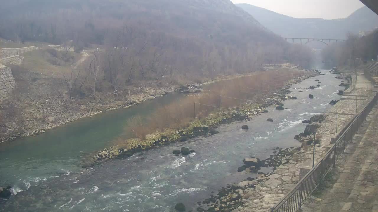 Soča River webcam at Solkan Kayak Center