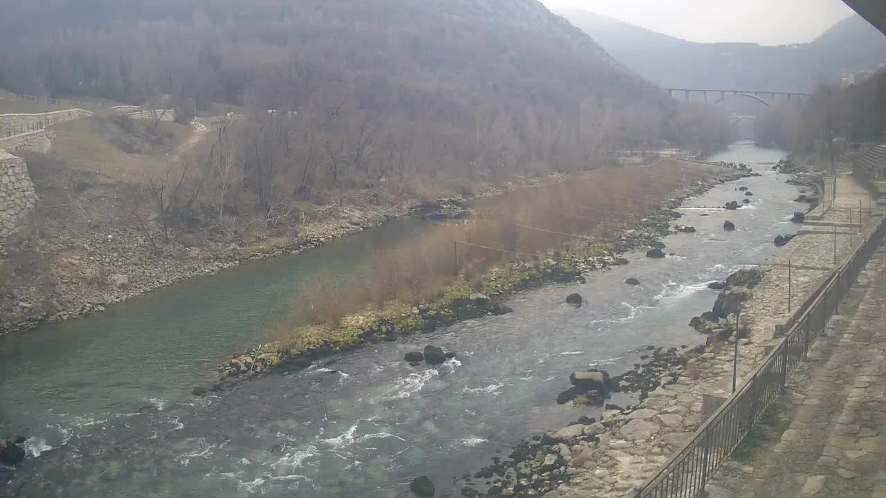 Soča River at Solkan Kayak Center