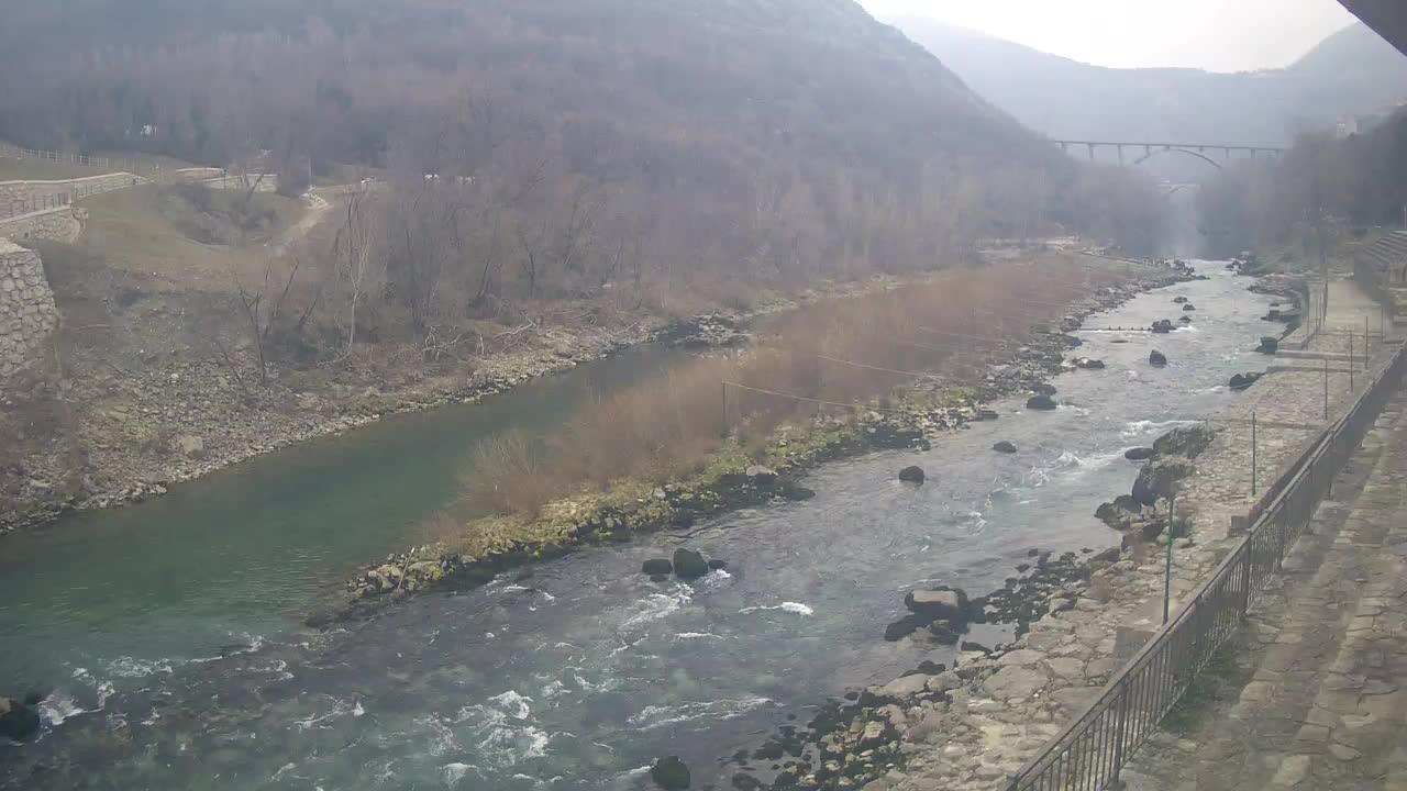 Soča River webcam at Solkan Kayak Center