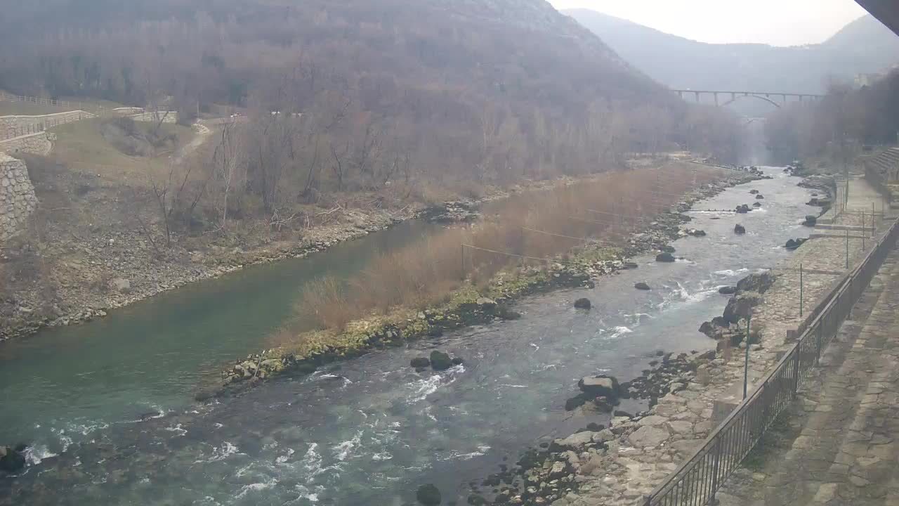 Soča River webcam at Solkan Kayak Center