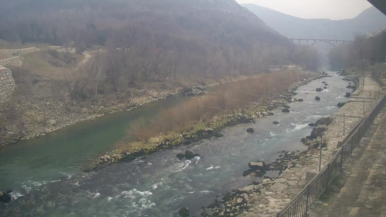 Soča River at Solkan Kayak Center