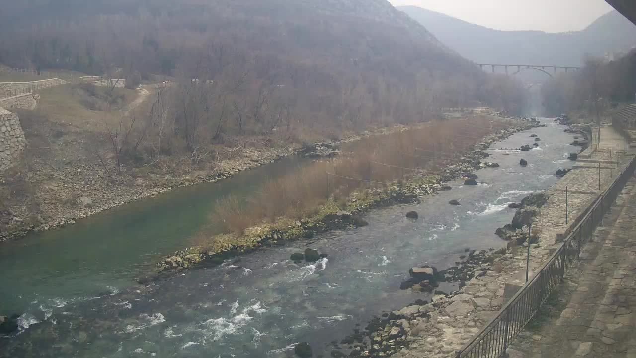 Soča River webcam at Solkan Kayak Center