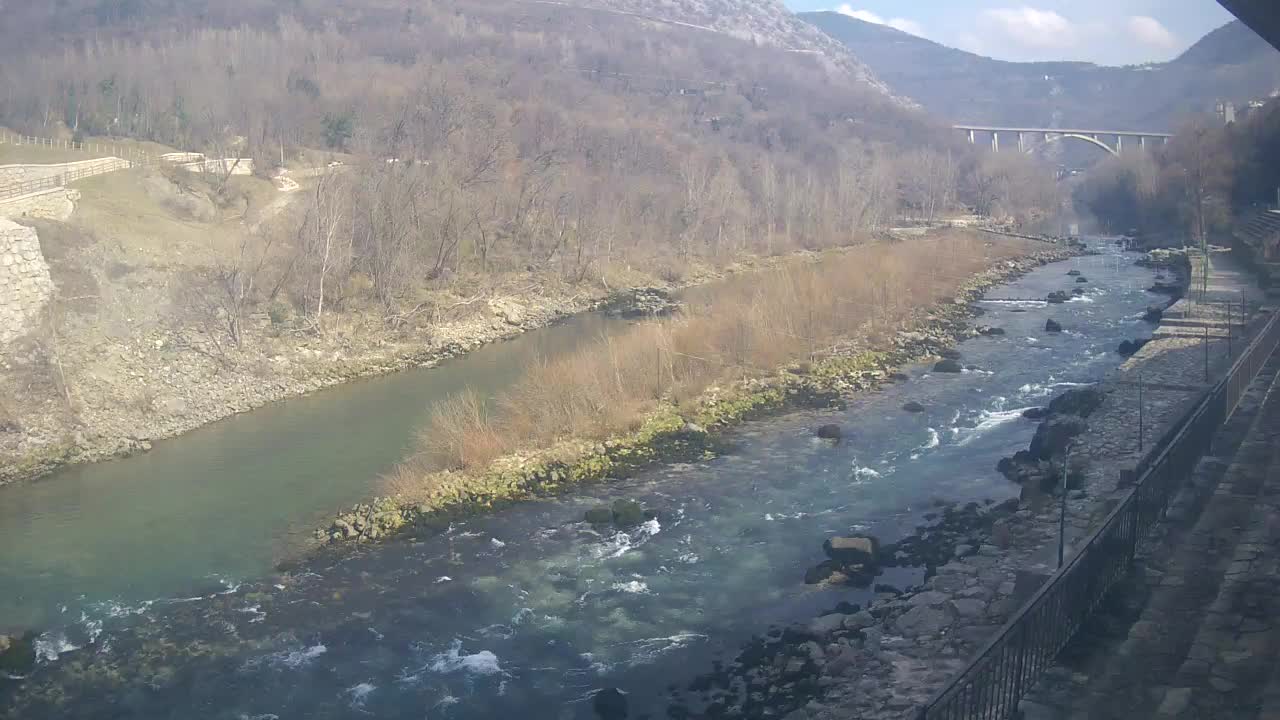 Soča River webcam at Solkan Kayak Center