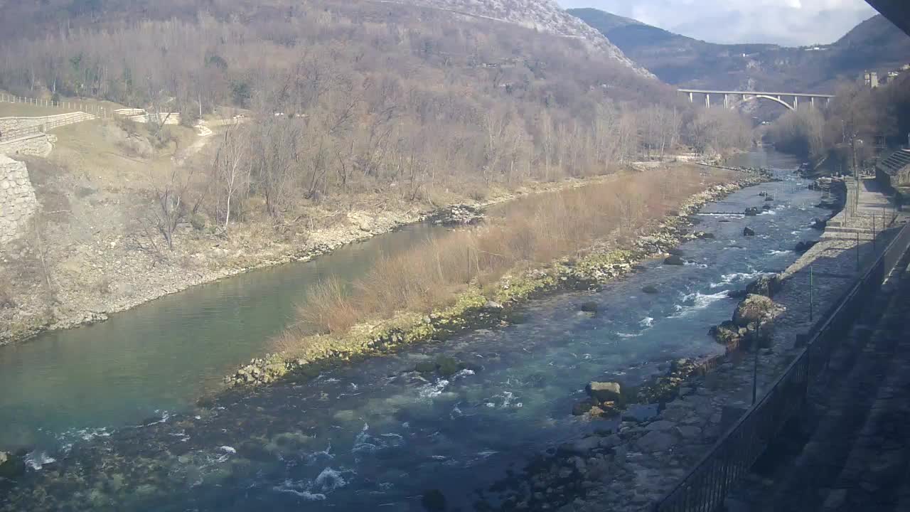 Soča River webcam at Solkan Kayak Center