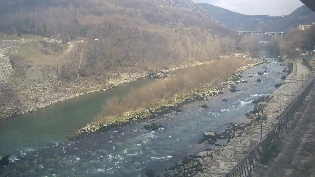 Soča River webcam at Solkan Kayak Center