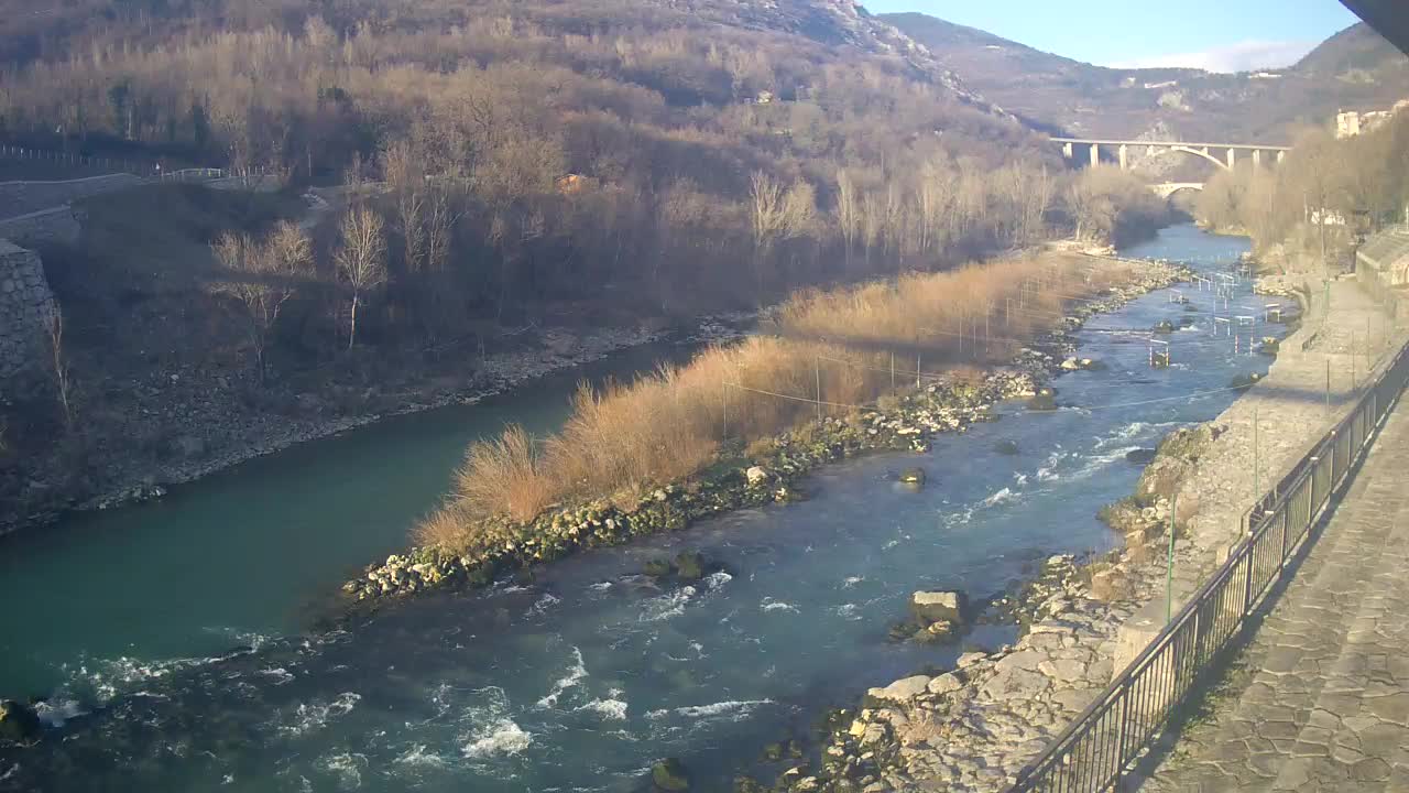 Soča River at Solkan Kayak Center