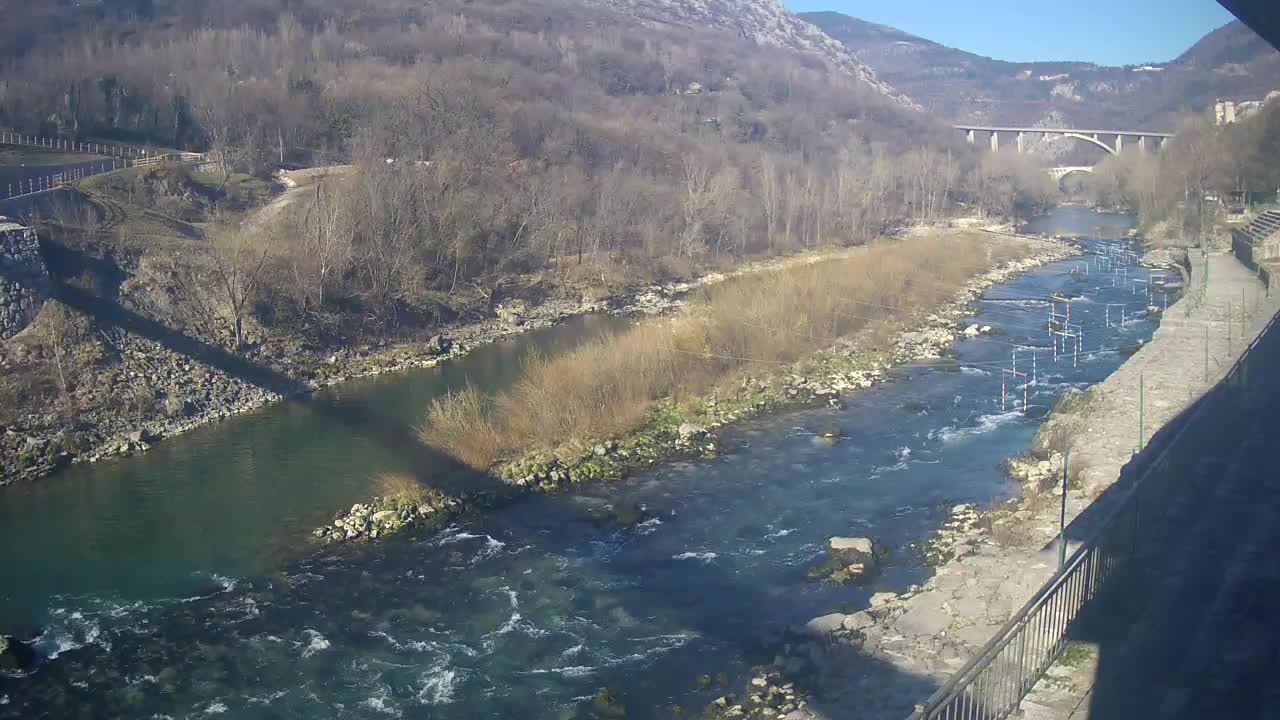 Soča River at Solkan Kayak Center