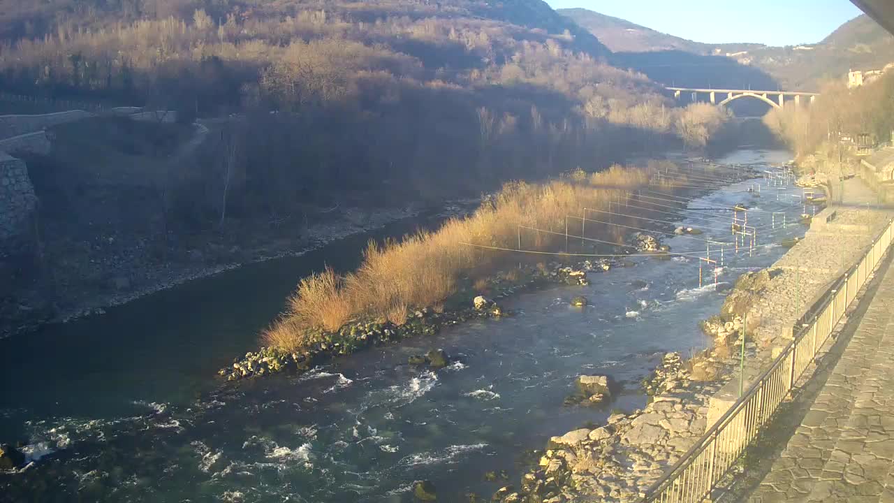 Soča River at Solkan Kayak Center