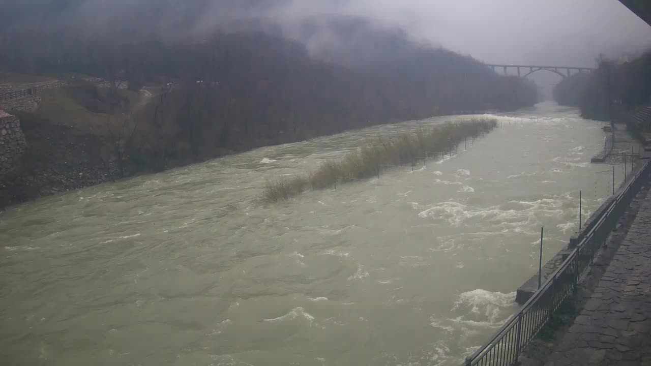 Soča River at Solkan Kayak Center