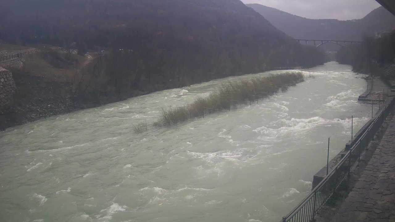 Soča River at Solkan Kayak Center