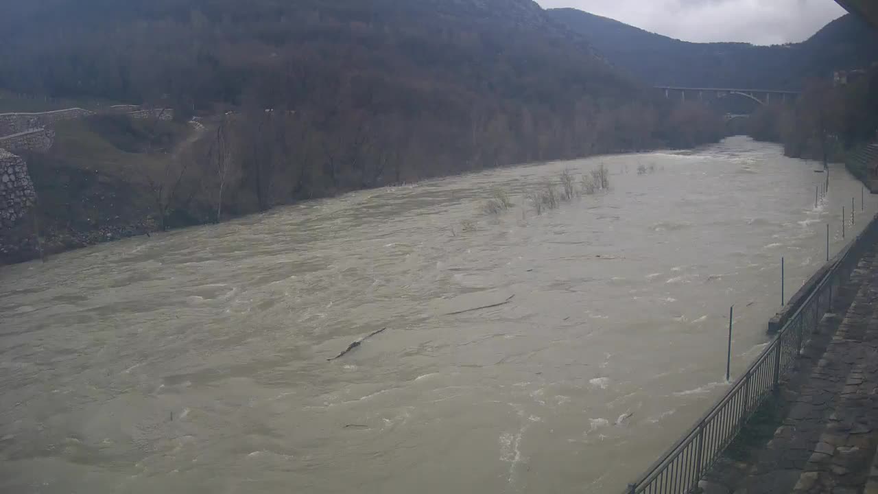 Soča River webcam at Solkan Kayak Center