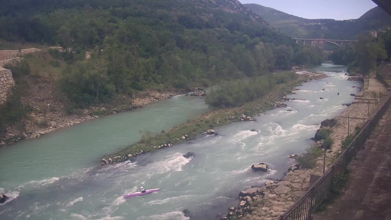 Soča River at Solkan Kayak Center