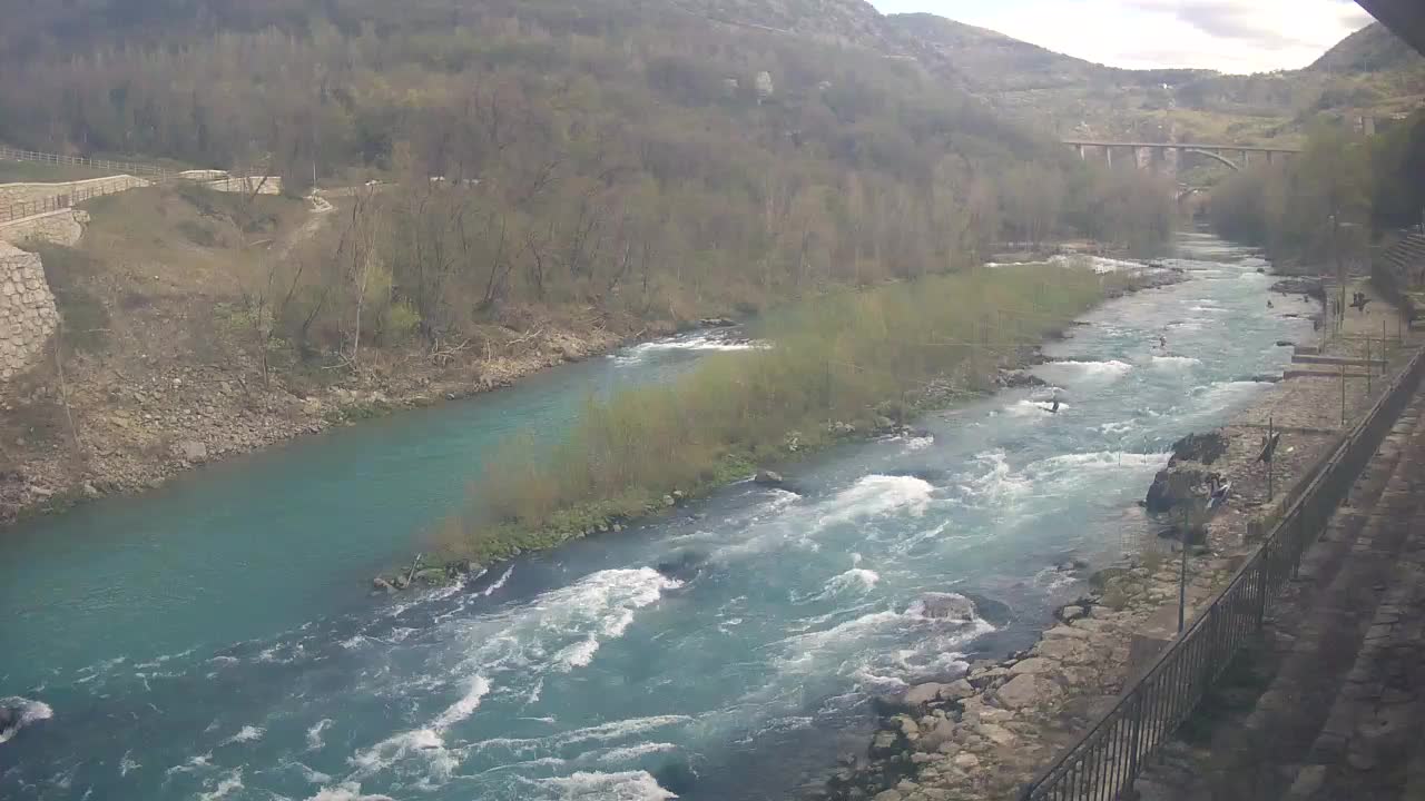 Soča River at Solkan Kayak Center