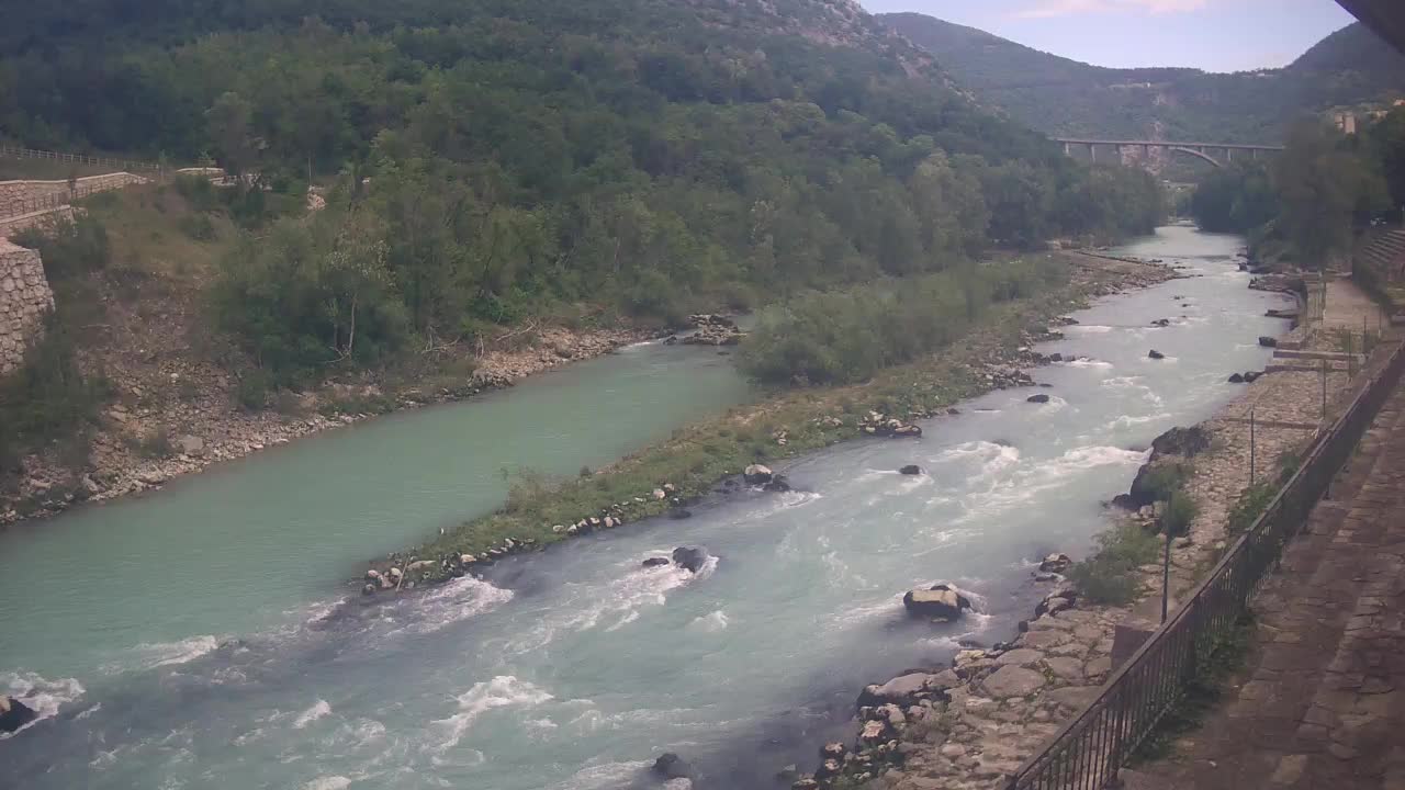 Soča River at Solkan Kayak Center
