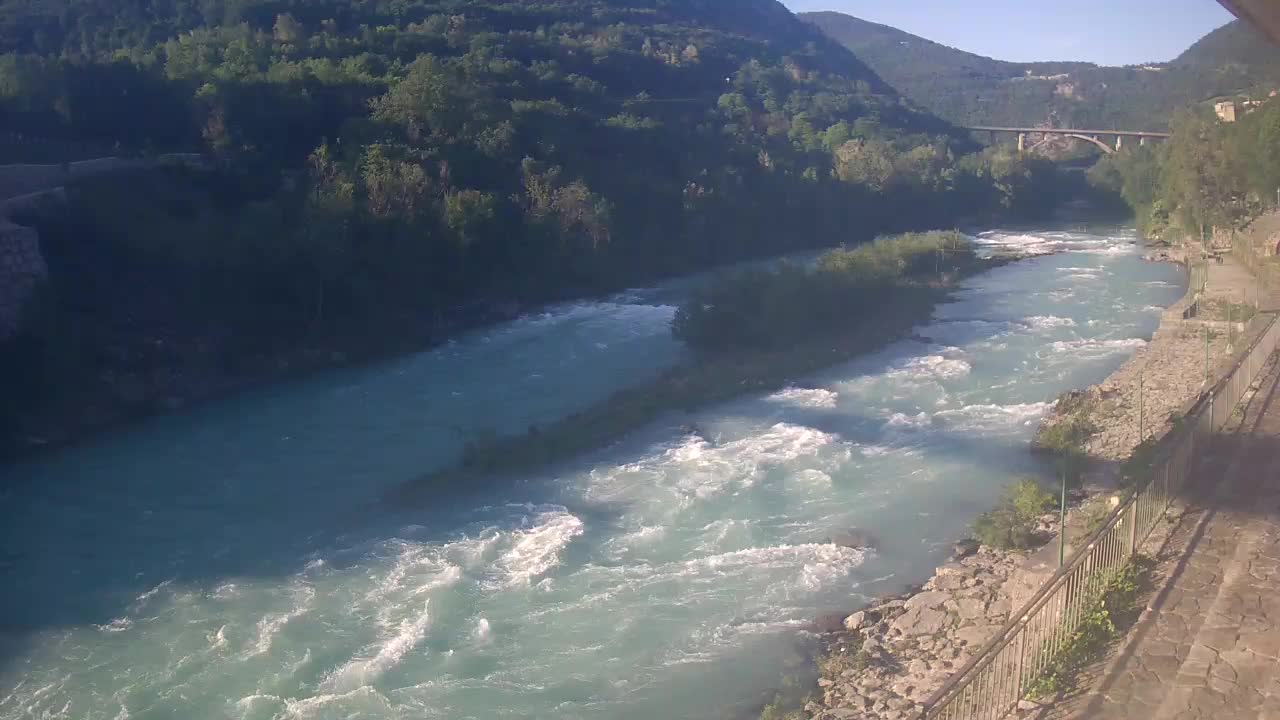 Soča River at Solkan Kayak Center