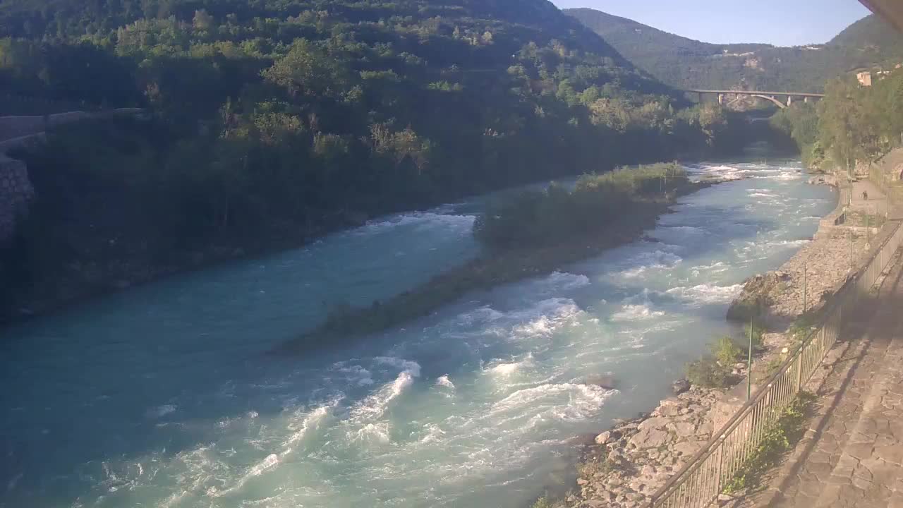 Soča River at Solkan Kayak Center