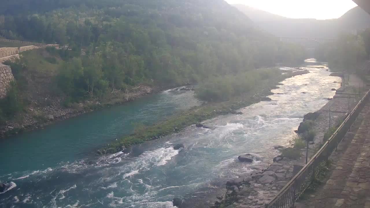 Soča River at Solkan Kayak Center
