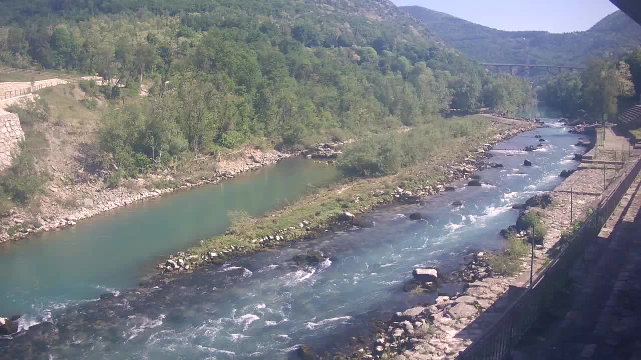 Soča River at Solkan Kayak Center