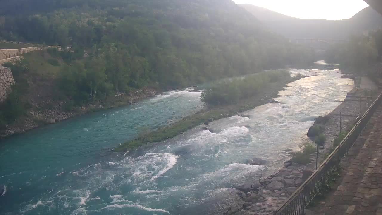 Soča River at Solkan Kayak Center