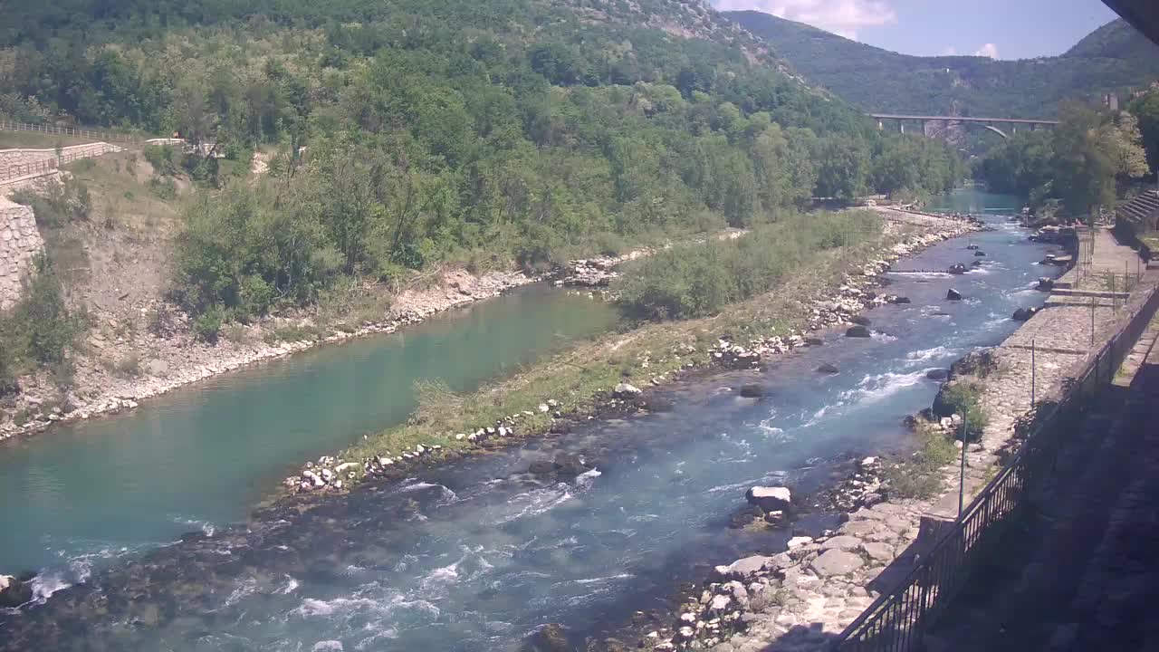 Soča River at Solkan Kayak Center