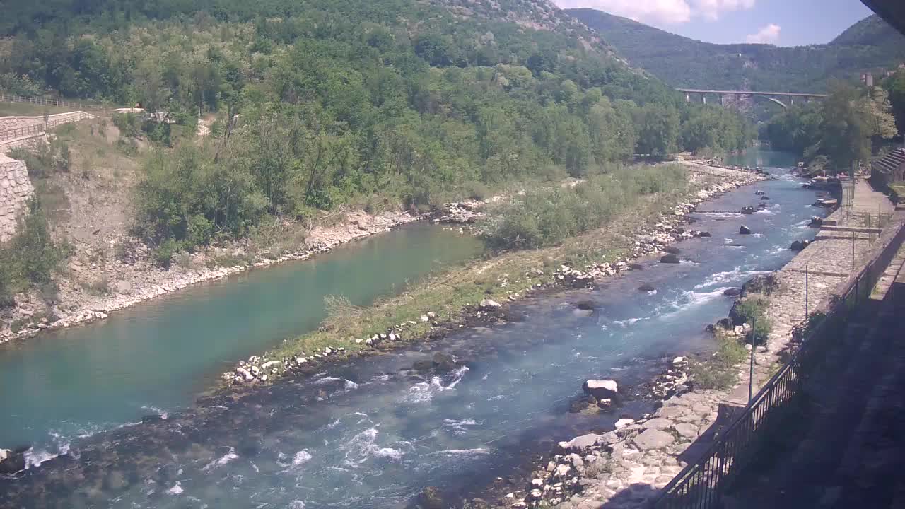 Soča River at Solkan Kayak Center