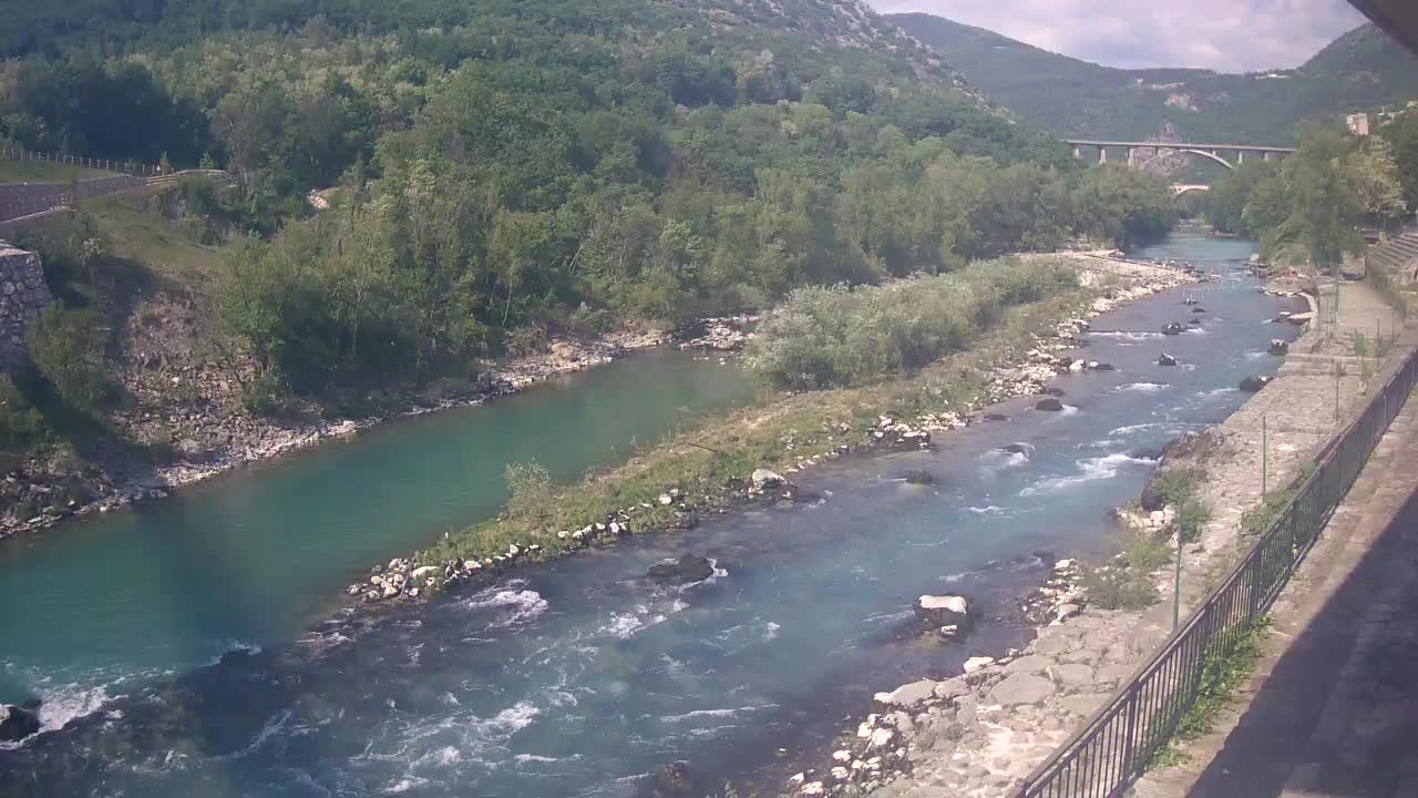 Soča River at Solkan Kayak Center