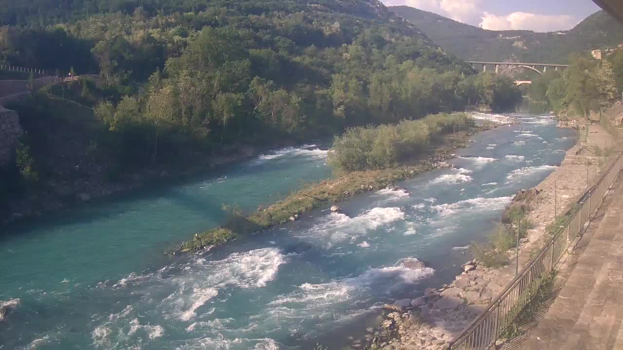 Soča River at Solkan Kayak Center