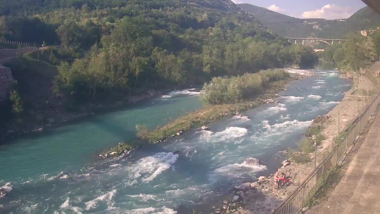 Soča River at Solkan Kayak Center