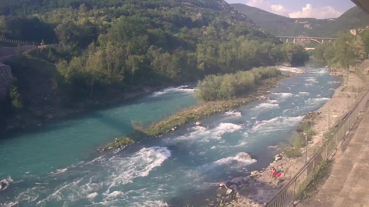 Soča River at Solkan Kayak Center