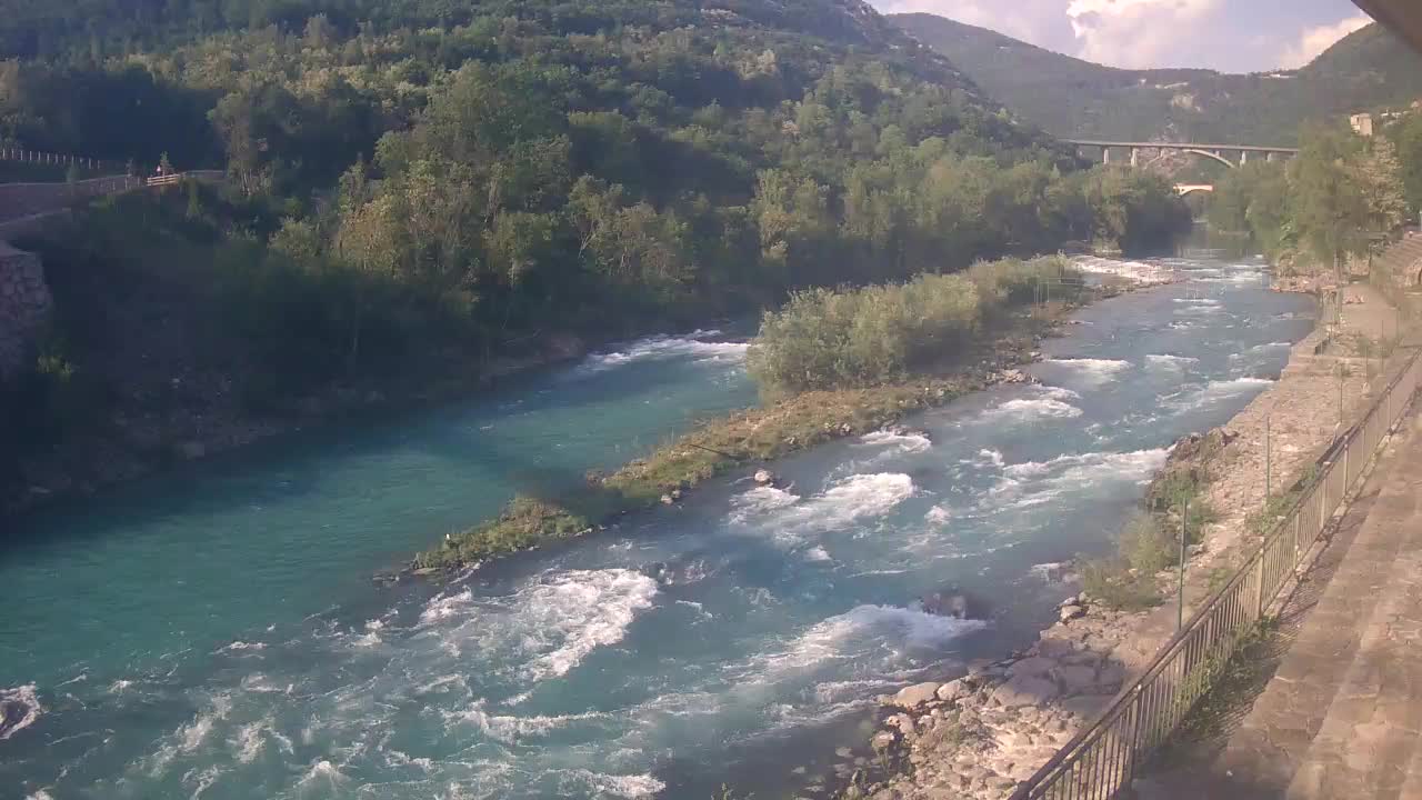 Soča River at Solkan Kayak Center