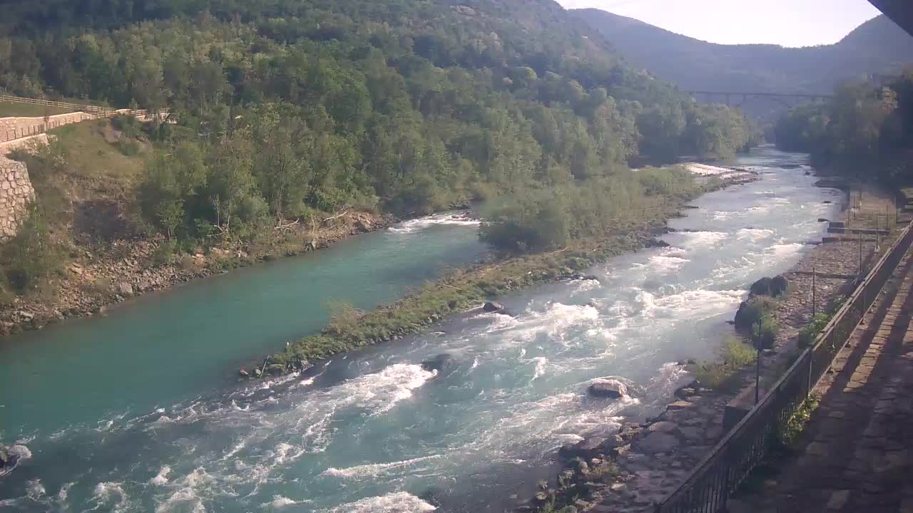Soča River at Solkan Kayak Center