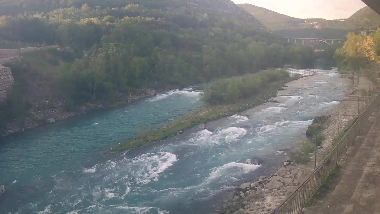 Soča River at Solkan Kayak Center