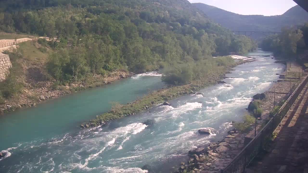 Soča River at Solkan Kayak Center