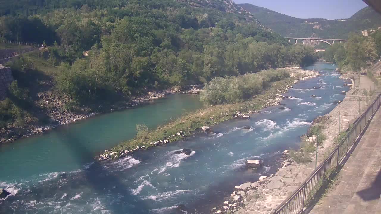 Soča River webcam at Solkan Kayak Center