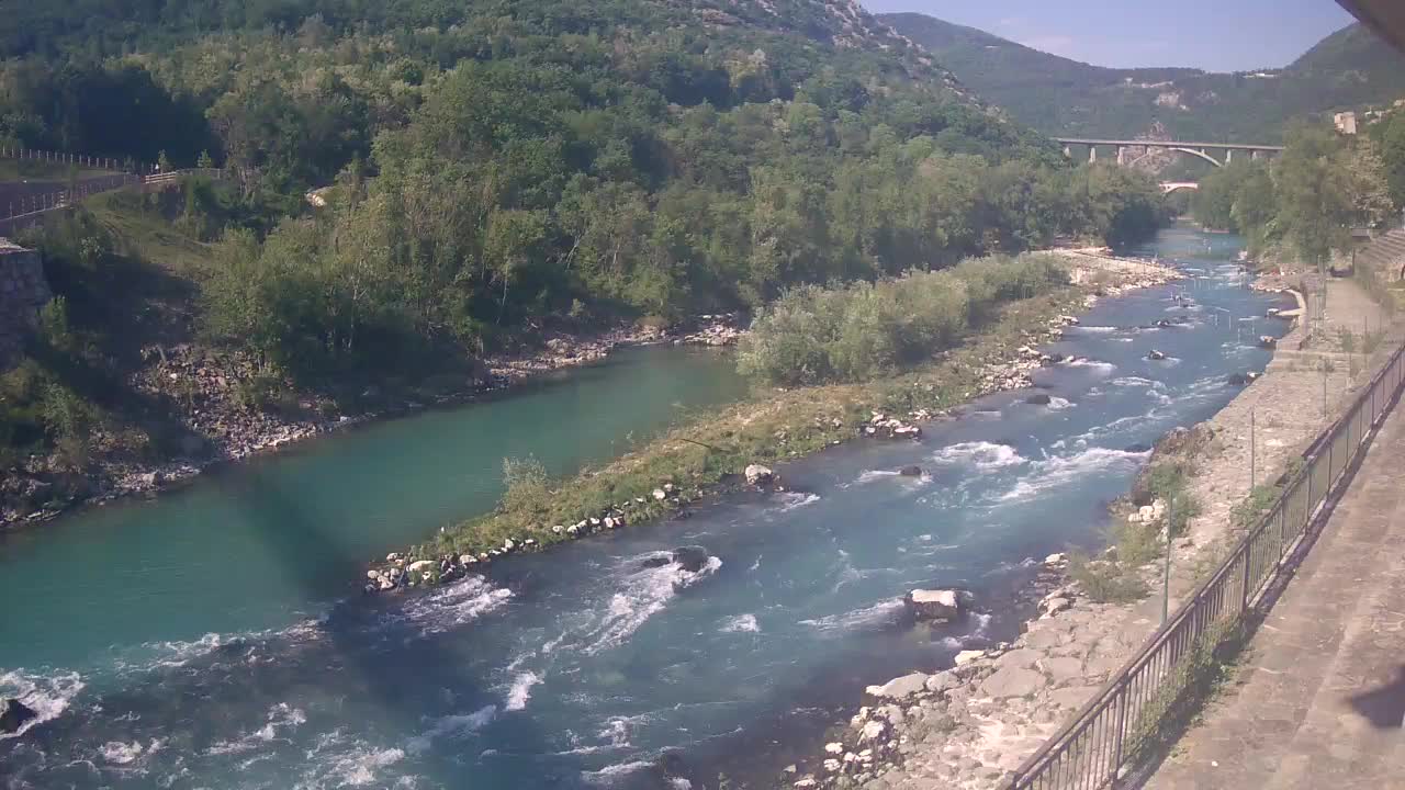 Soča River at Solkan Kayak Center