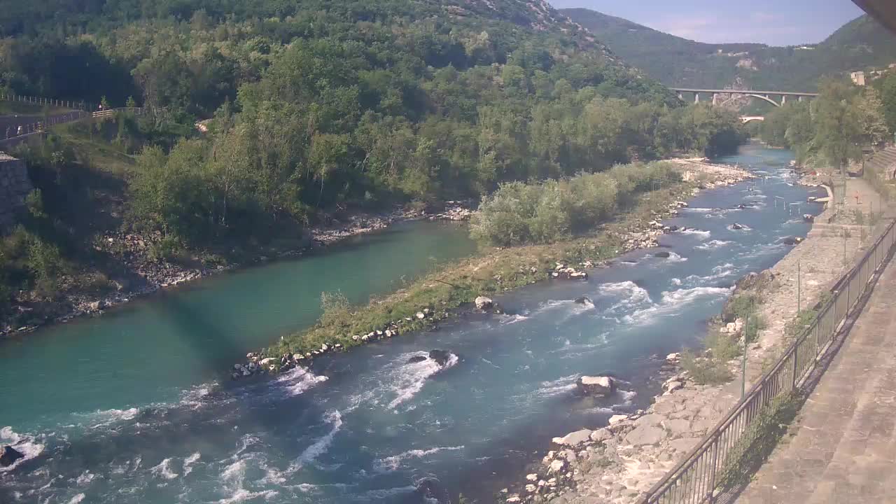 Soča River at Solkan Kayak Center