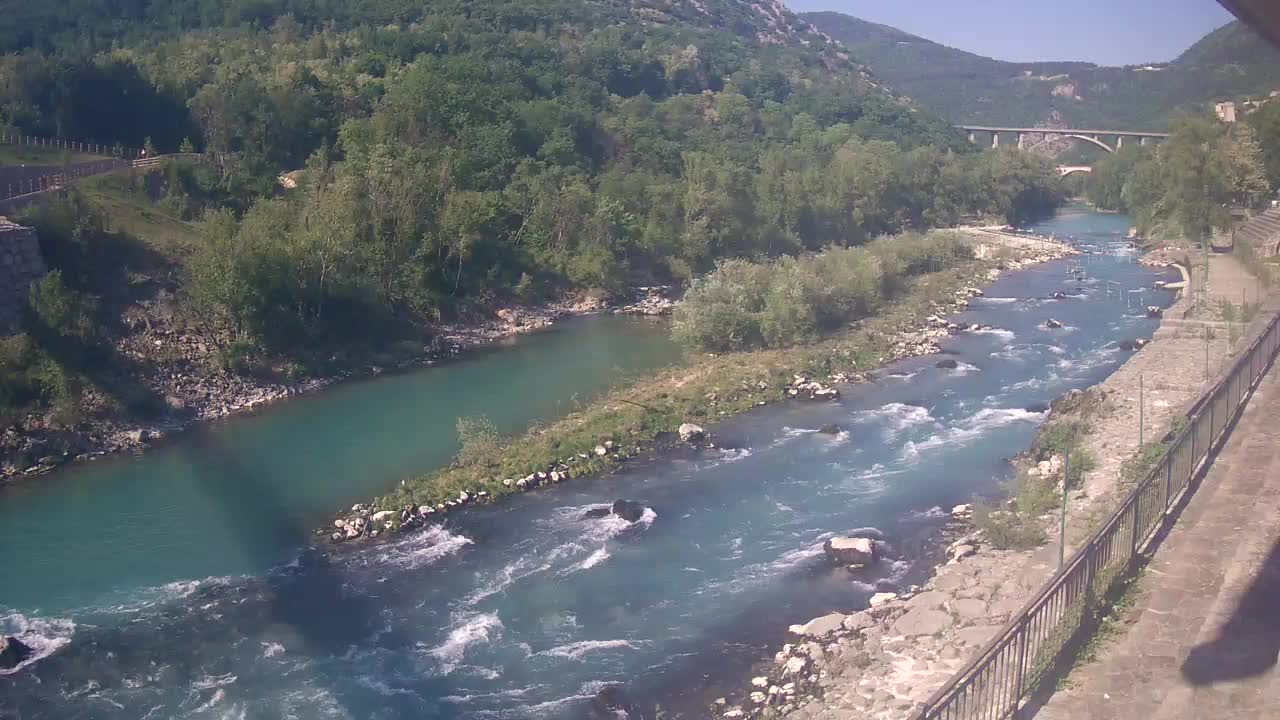 Soča River at Solkan Kayak Center