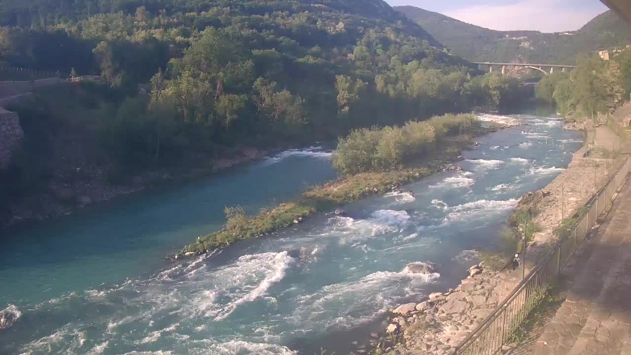 Soča River at Solkan Kayak Center