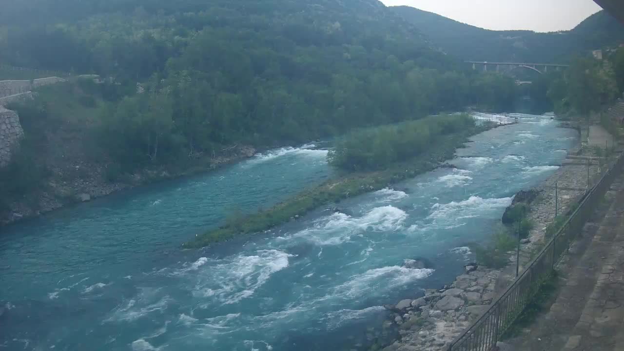Soča River at Solkan Kayak Center