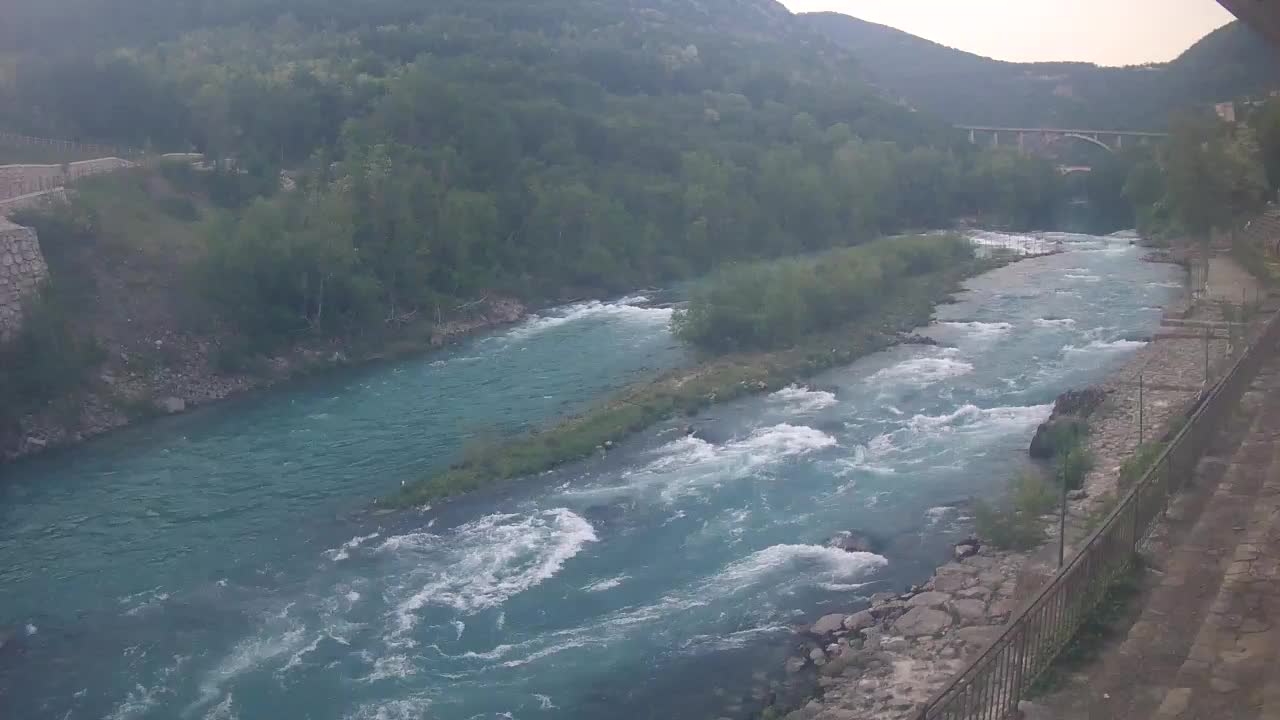 Soča River at Solkan Kayak Center