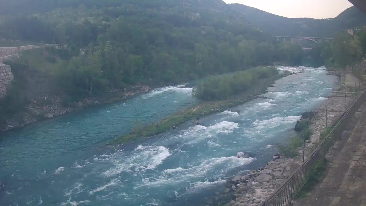 Soča River at Solkan Kayak Center
