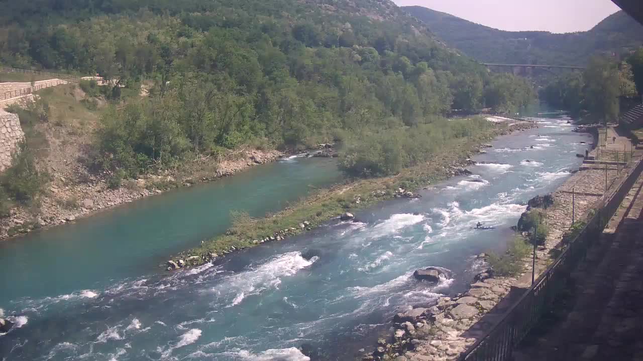 Soča River at Solkan Kayak Center