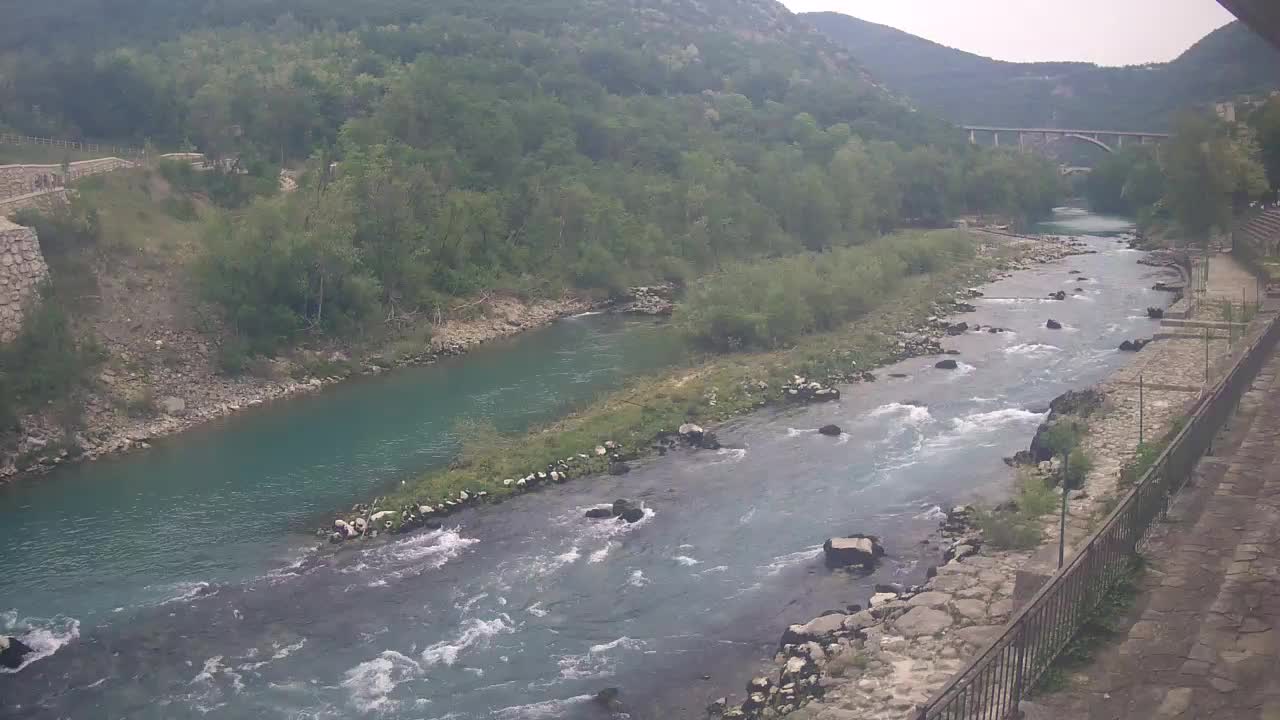Soča River at Solkan Kayak Center