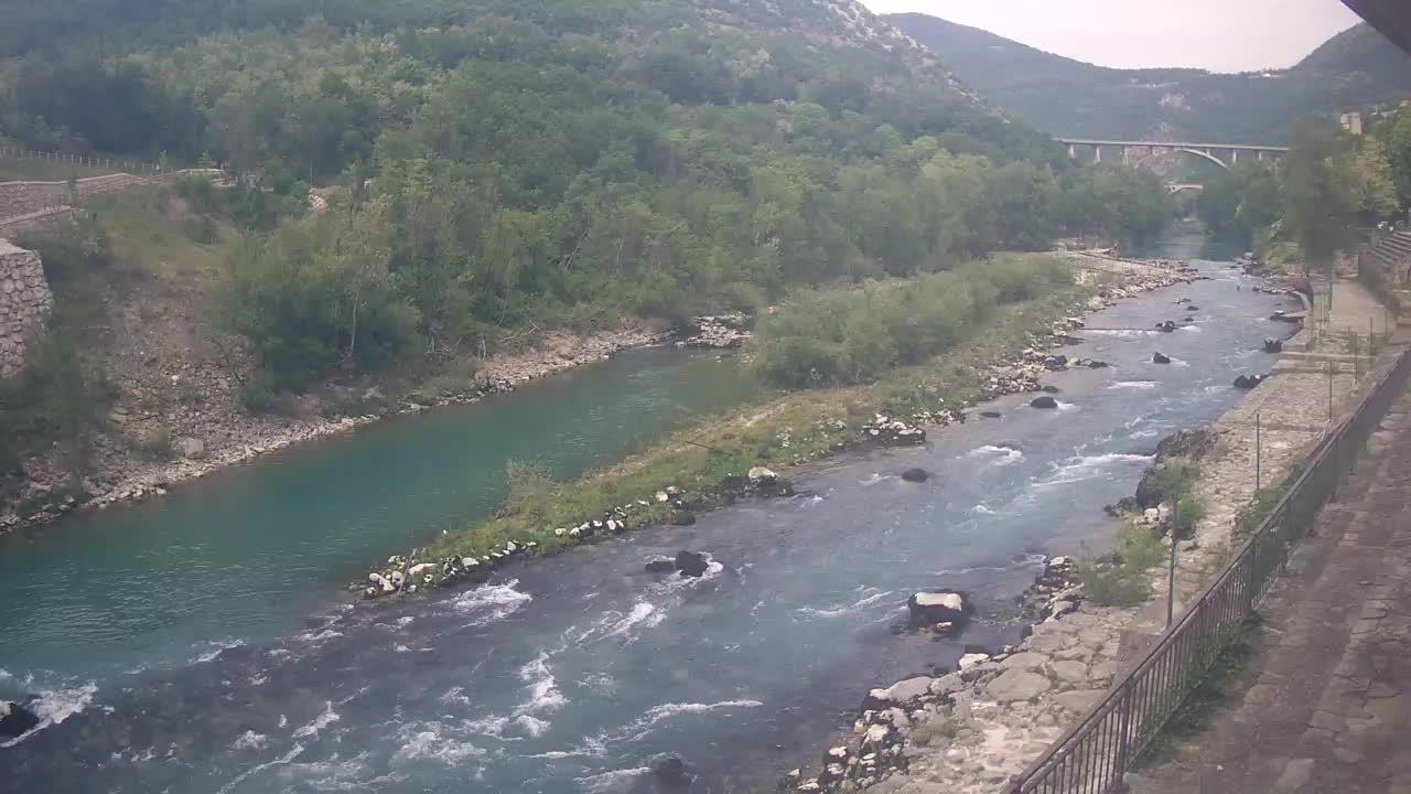 Soča River at Solkan Kayak Center