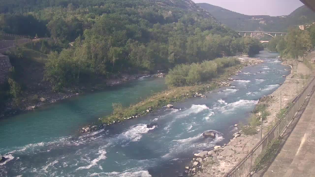Soča River at Solkan Kayak Center